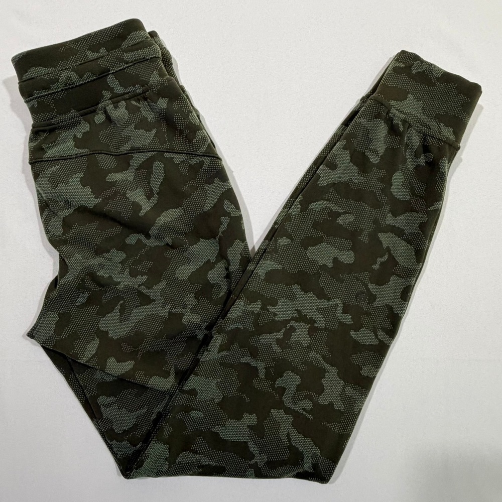 Lululemon Scuba Joggers 2 Green Heritage Camo Sweatpants Athleisure Gorpcore